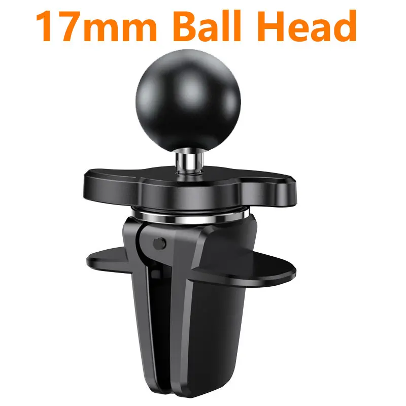 Universal 17mm Ball Head Car Air Vent Clip Magnetic Gravity Car Phone Holder Accessories Car Air Outlet Mobile Phone Stand Mount