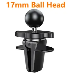 Universal 17mm Ball Head Car Air Vent Clip Magnetic Gravity Car Phone Holder Accessories Car Air Outlet Mobile Phone Stand Mount