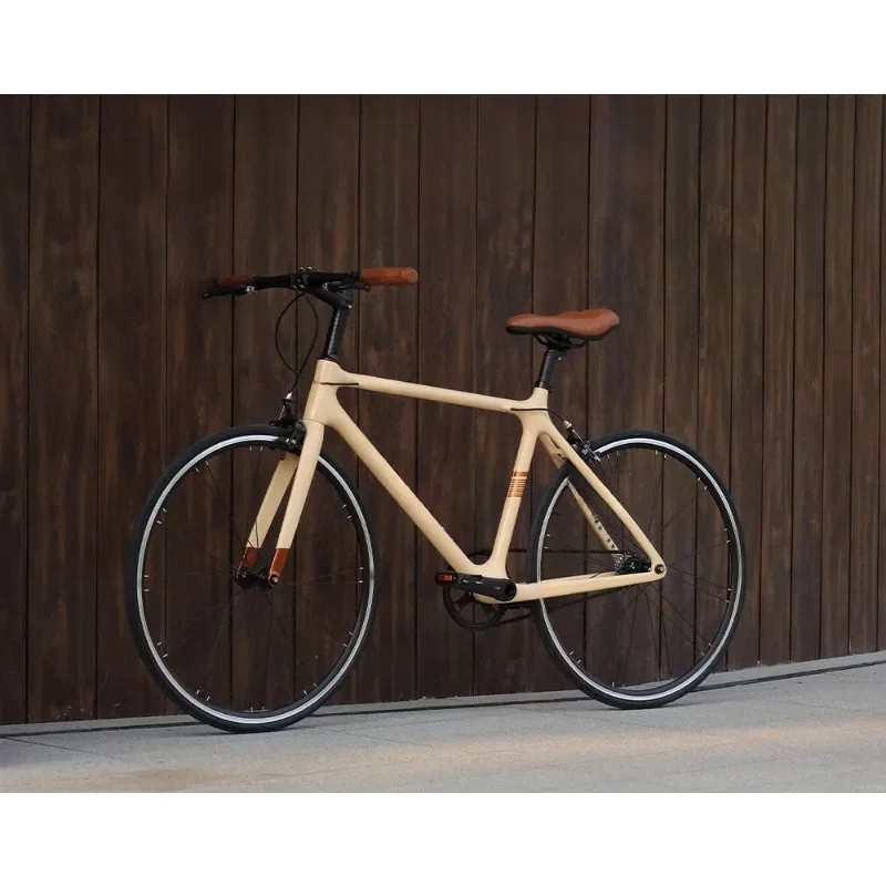 

City commuter bike, carbon fiber road bike, single-speed variable-speed work transportation