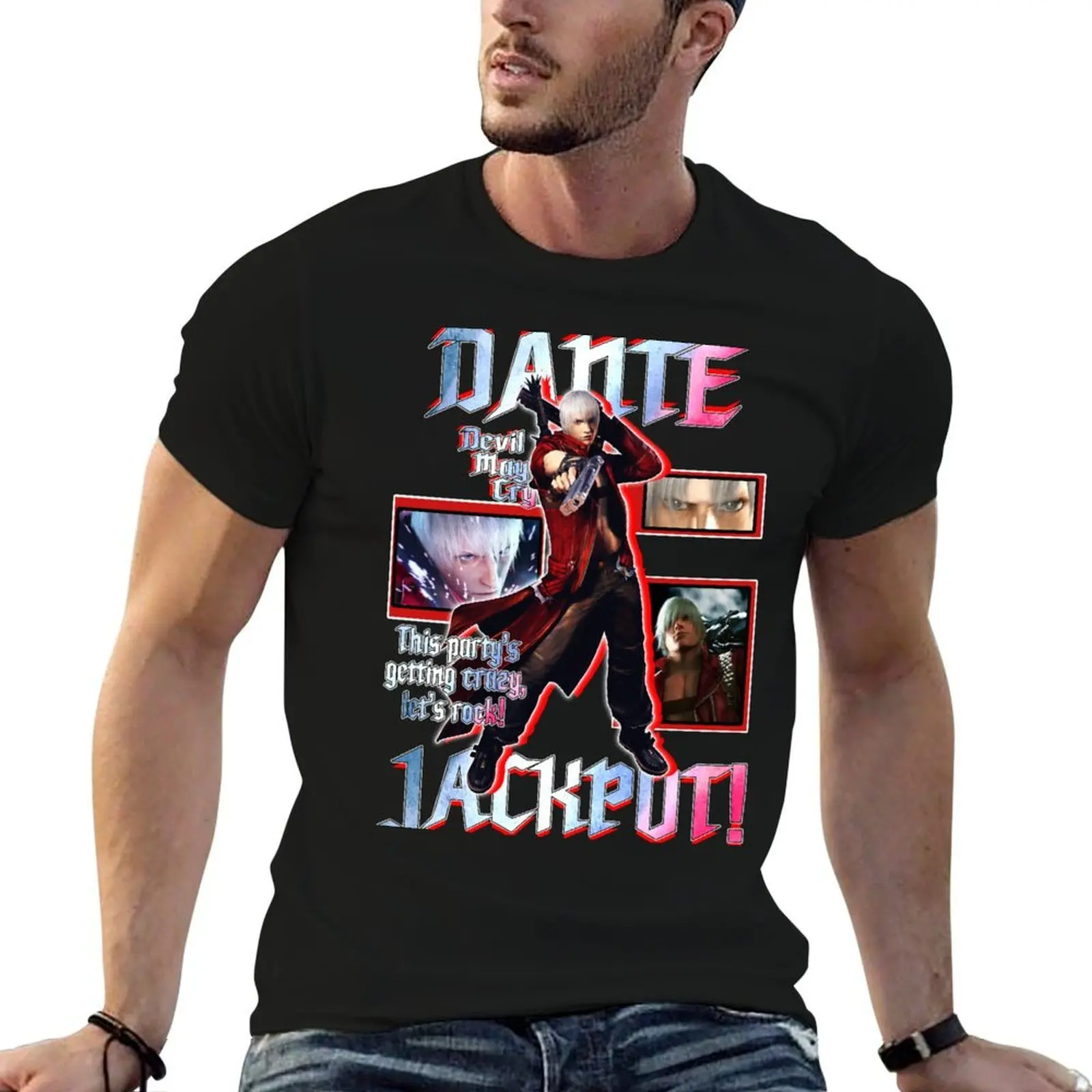 

Dante - Devil May Cry 3 T-Shirt t shirts cotton 100% cotton t shirt pack t shirts for man graphic tees T-shirt