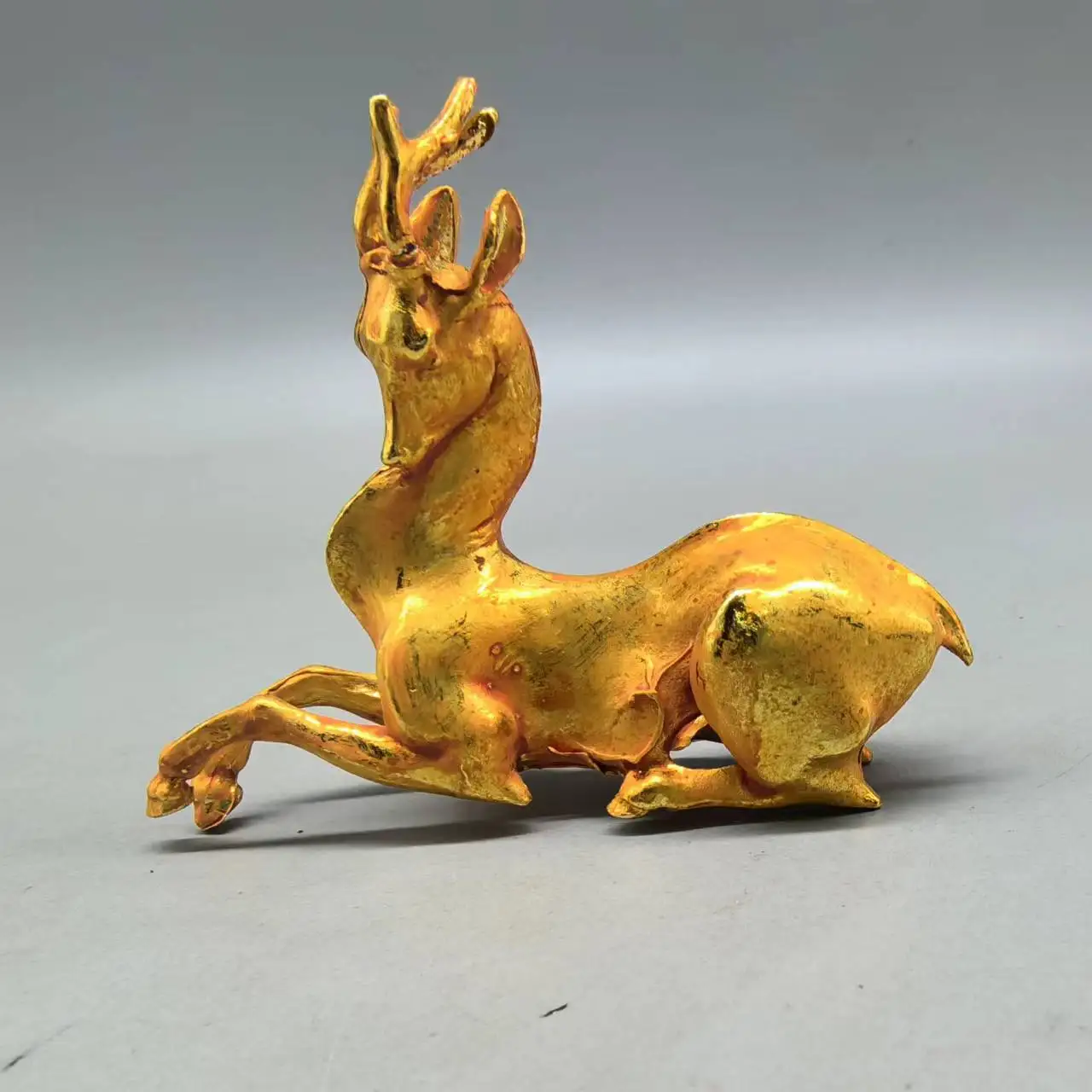 

Pure Bronze Gilded Deer