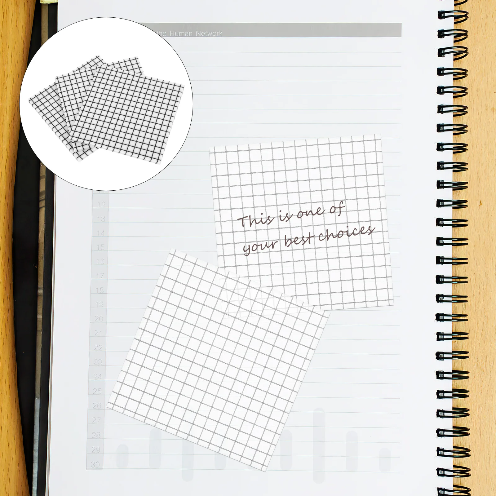 3 Books Transparent Memo Pads Portable Sticky Tabs Small Notepads Self-Adhesive Smooth Writing Multi-Use Office School Home