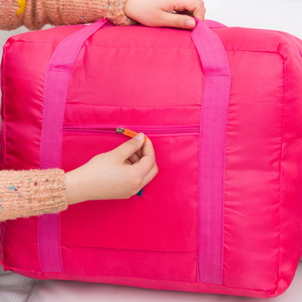 

Portable Foldable Travel Luggage Baggage Storage Bag Carry Bag Oxford Cloth Large Capacity