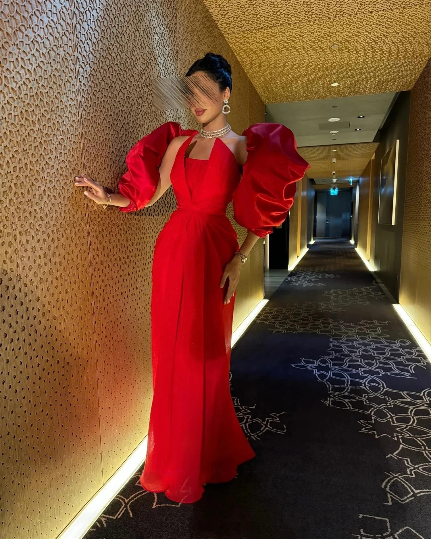 

Красное вечернее длинное платье на заказ Вечерние платья Pastrol Унисекс Джерси Ретро Дубай Саудовская Аравия Израиль Пром по индивидуальному заказу