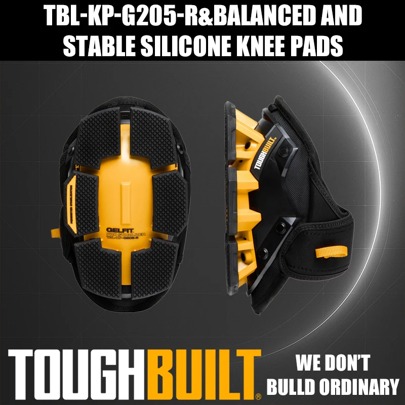 

TOUGHBUILT TBL-KP-G205-R Сбалансированные и стабильные силиконовые наколенники Охрана труда Защита колена Защита колена