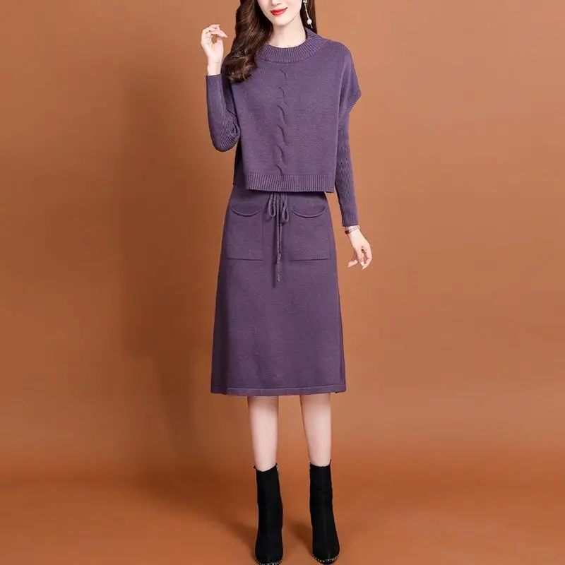 Korean Sweater Dress for Women Winter Maxi Clothes Dresses Robe Knitted Bodycon Vintage Elegant Casual Long Sleeve Woman Sexy