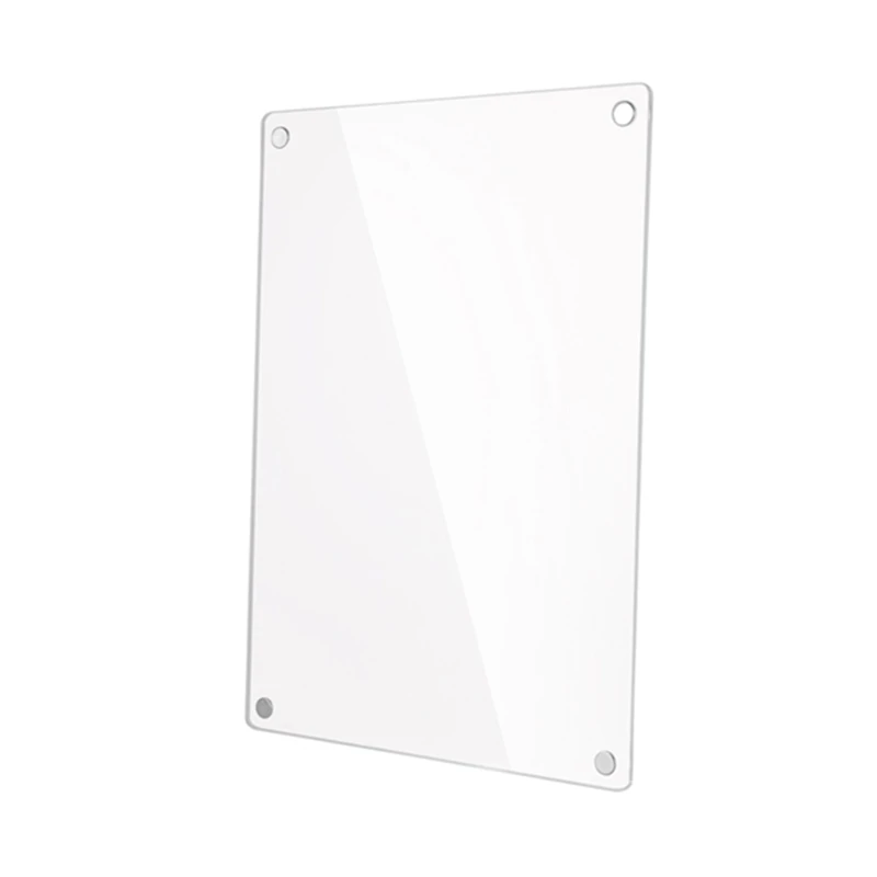 Dimensional Magnetic Transparent Acrylic Weekly Plan Notes Message Board Erasable DIY Magnetic Refrigerator Sticker