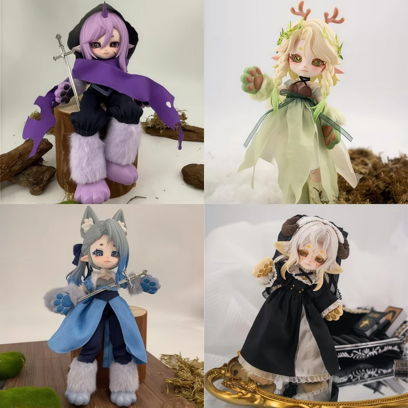 

In Stock Mjd For Luna Blind Box Articulated Action Figure Collectible Mini Statue Desktop Decor Toy Birthday Gift For Anime Fans