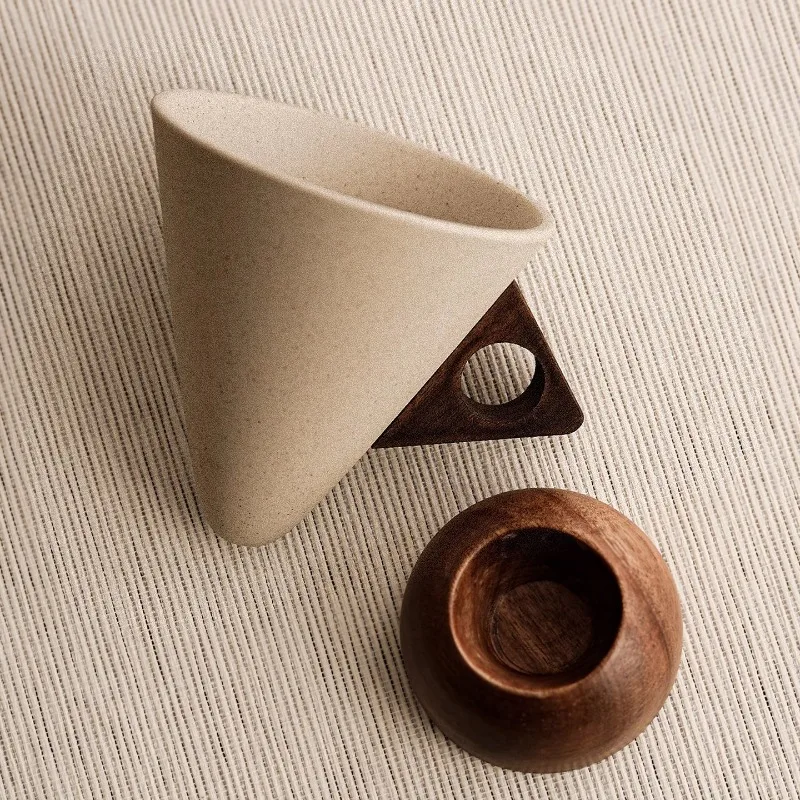 

Retro creative ceramic handmade coffee cup, exquisite and high value