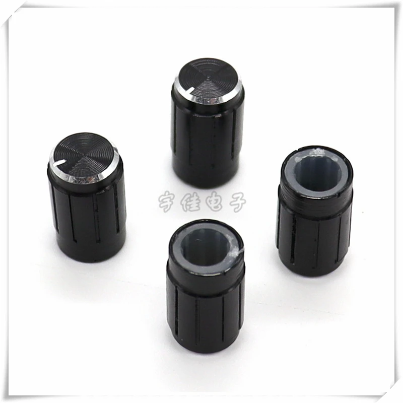 5PCS 10×16MM Striped Aluminum Alloy Knob Cap Potentiometer Knob Cap Coding Switch Cap Power Amplifier Meter Cap