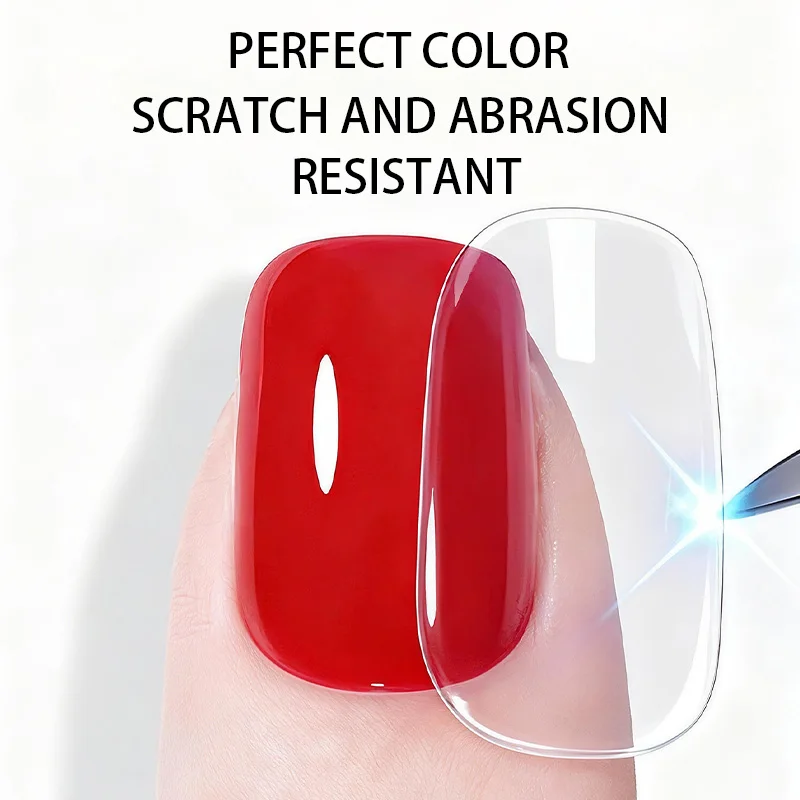 PERFECT COLOR Top Coat Gel Nail Polish 1Pc 16ml Clear Gel Nail Polish Glass Top Coat High Protection Still Shining LED UV gel