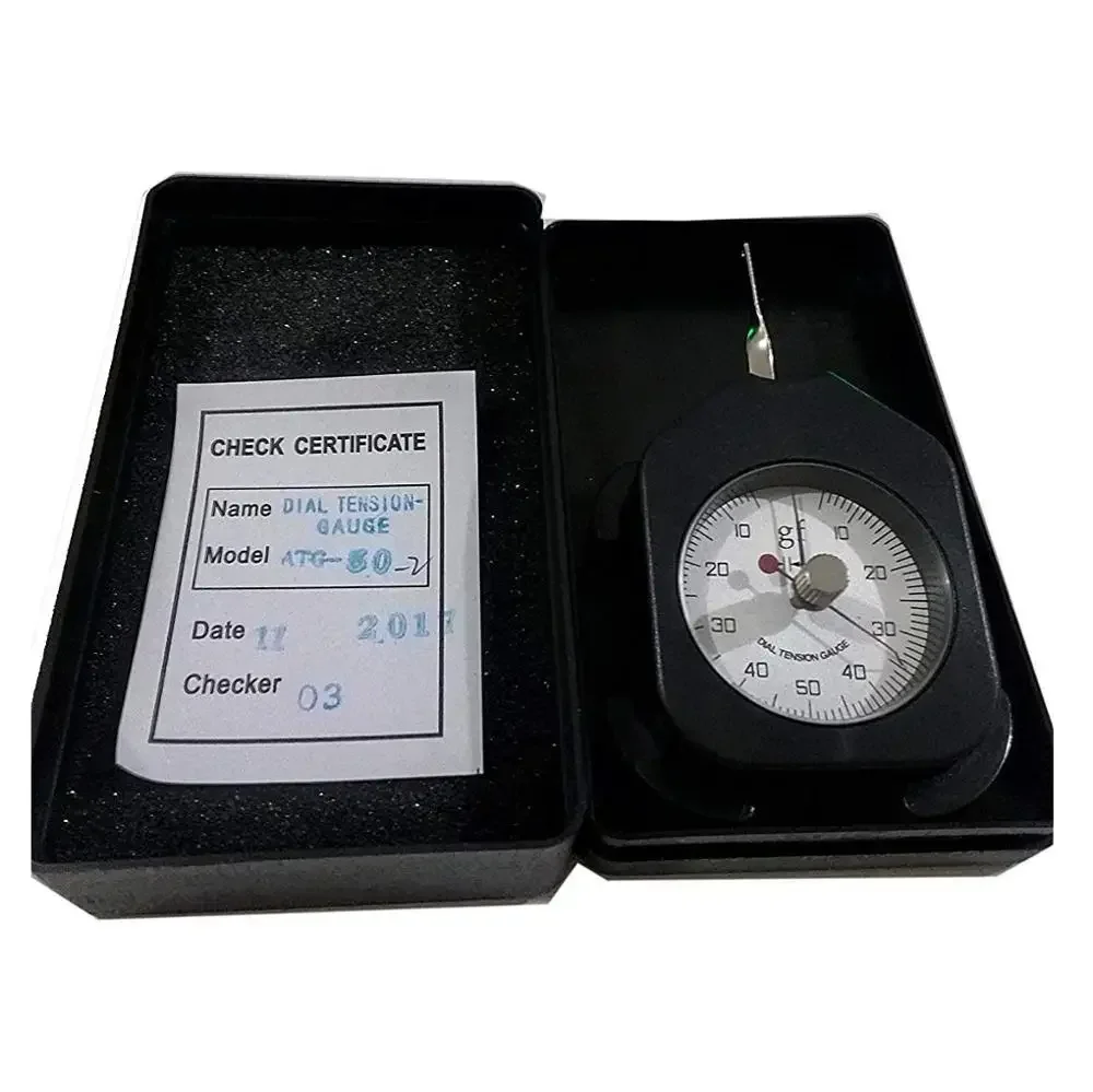 500g Single Pointer Tensiometer Gauge with Analog Tensiometer Tester 100-500-100g range