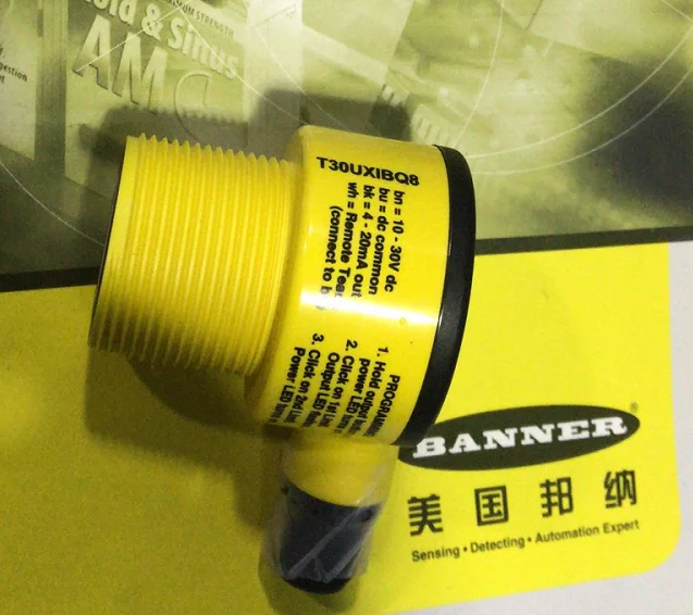 

T30UXIBQ8 T30UXIB Banner Ultrasonic Sensor, Current Analog Output 4-20mA