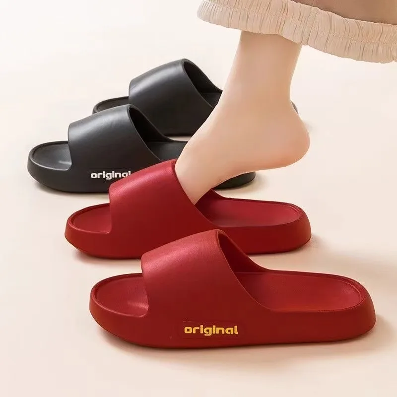 شباشب رجالية إيفا الوجه يتخبط الصيف المرأة مريح دش الصنادل داخلي في الهواء الطلق للجنسين الحد الأدنى بلون زوجين الأحذية