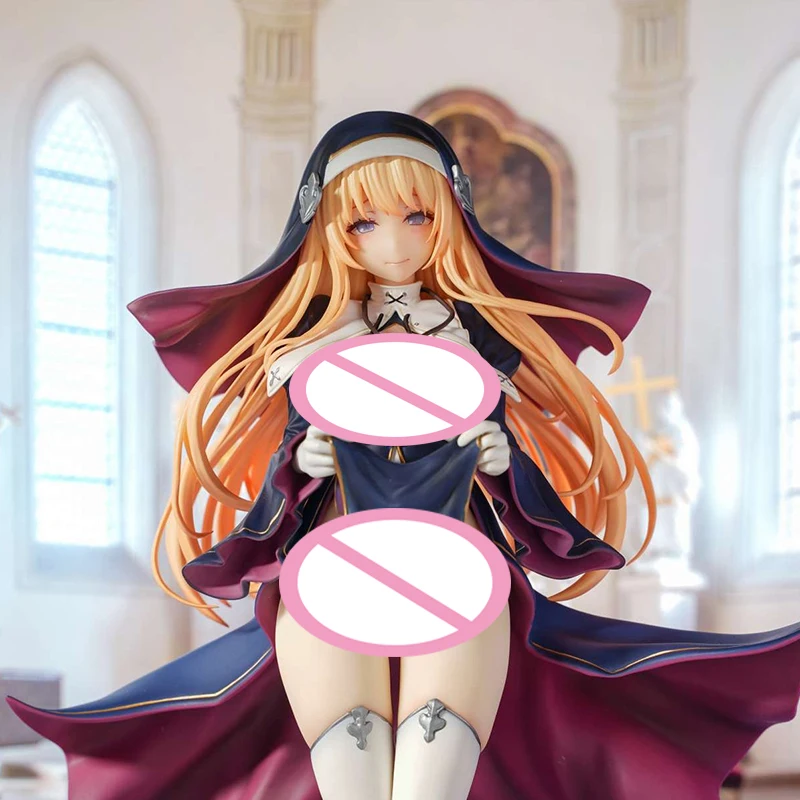 Vibrastar Original Character Charlotte Nun Japanese Anime Sexy Girl 1/6 PVC Action Figure Adult Collection Model Doll Toys Gift