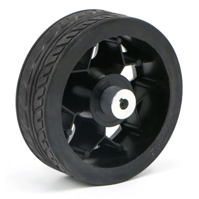 125mm Solid Rubber Load-bearing Wheel Active Intelligent Small Car Driving Tire