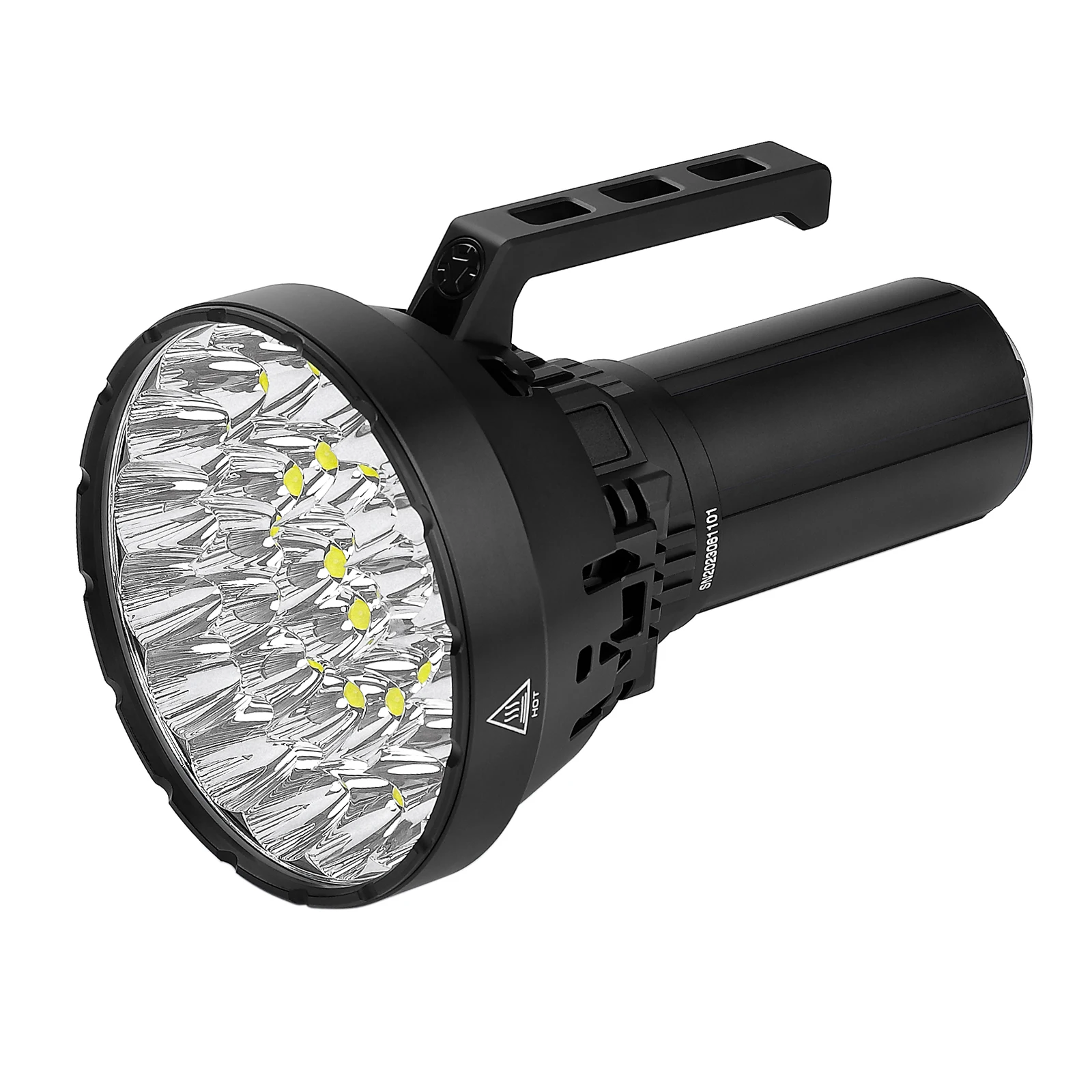 imagem alta potencia levou lanterna ms32 200000 lumen com 32 cree cree xh70 ii alto brilho 100w tipo c holofotes profissional 01