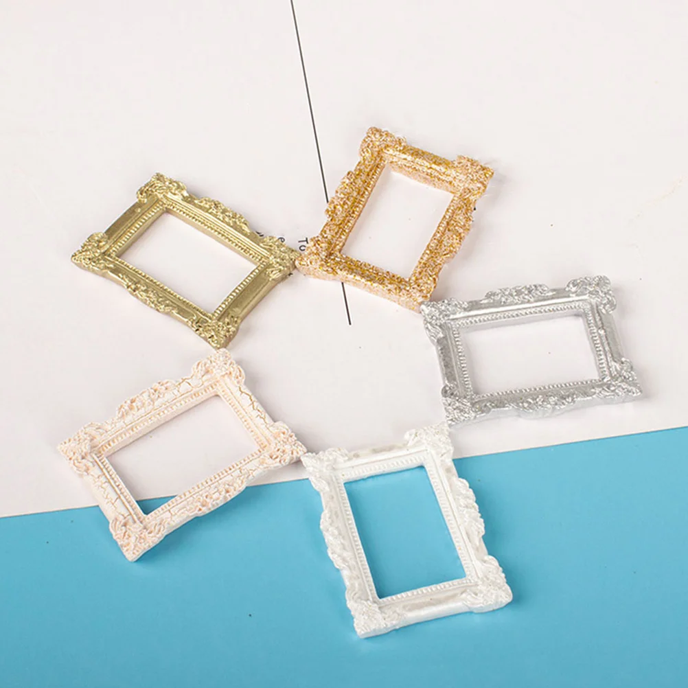 10 Pcs Accessories Small Frames Picture Decoration Mini Photo Retro Decorate