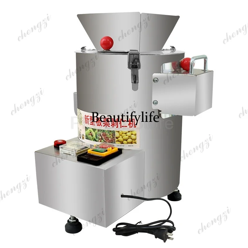 Commercial Automatic Chestnut Sheller Peeler Stainless Steel High Efficiency For Market Stall Use Chestnut Kernel Peeling