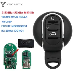 YOCASTY 315/433/868MHz ID49 Chip Smart Car Key For 2014-2018 MINI Cooper Clubman F-series F55 F56 Keyless Go NBGIDGNG1
