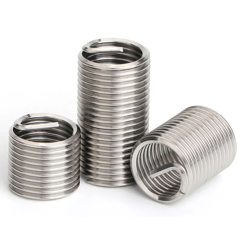 M6M7M8M9M1012X1.25-M22X1.5 SUS304 thin teeth wire thread insert sleeve Screw Bushing Helicoil Wire Thread Repair Inserts1000