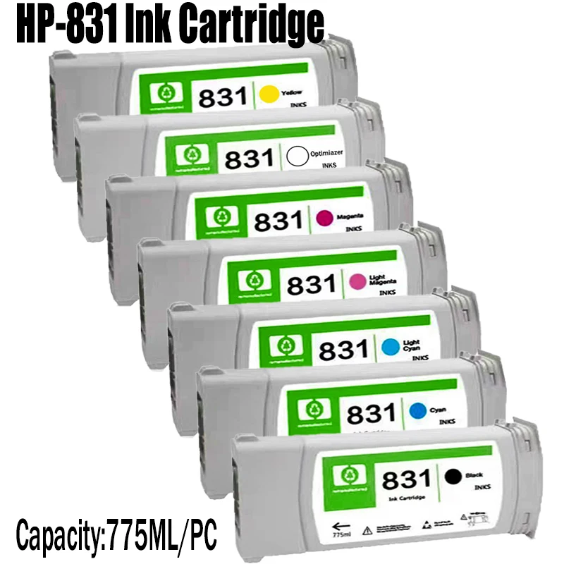 

For HP 831 Remanufactured Ink Cartridge for hp Printhead Latex 310 330 360 315 335 365 370 375 Printer