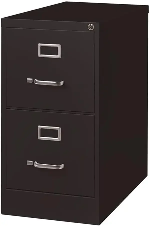 

LoFortress Locking Metal File Cabinet, 2-Drawer, 26.5" x 15" x 28.4", Black
