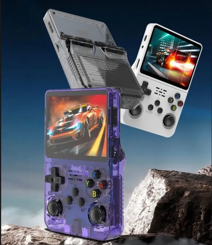 64GB 128GB Ad Alta Definizione R36S Lettore di Gioco Classico Retro Mini Console per Videogiochi Palmare Schermo Colorato Console di Gioco Portatile