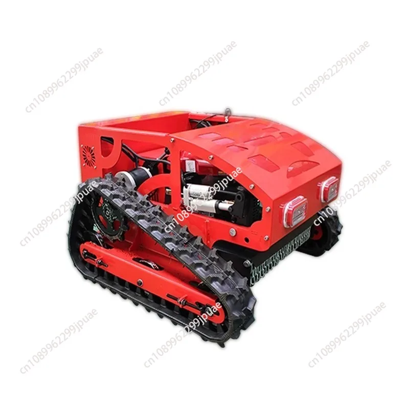 Lithium Battery RC Crawler Lawn Mower Intelligent Remote Tracked Grass Weeder Agricultural Farm Mowing Equipment