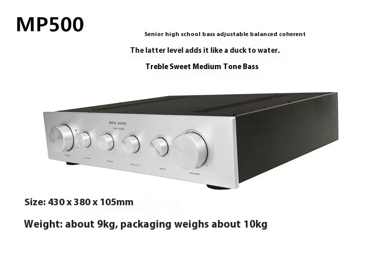 BOYA Audio Music Fax Bile Preamp MP500 Bile 6922 Ламповый усилитель мощности Hi-Fi Fever Сбалансированный желчный предусилитель с дистанционным управлением