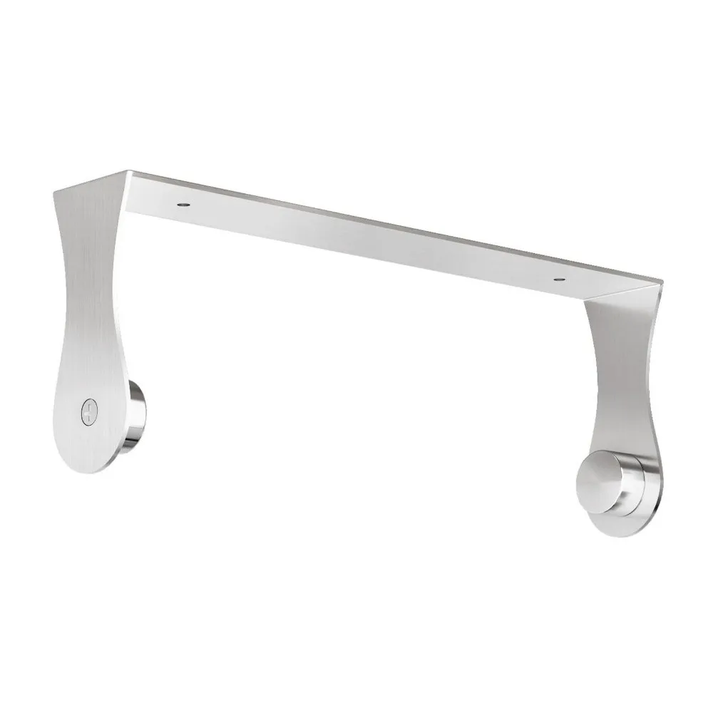 

1pc Stainless Steel Paper Towel Holder Self Adhesive Under Cabinet Toilet Roll Holder with Screws Space-Saving