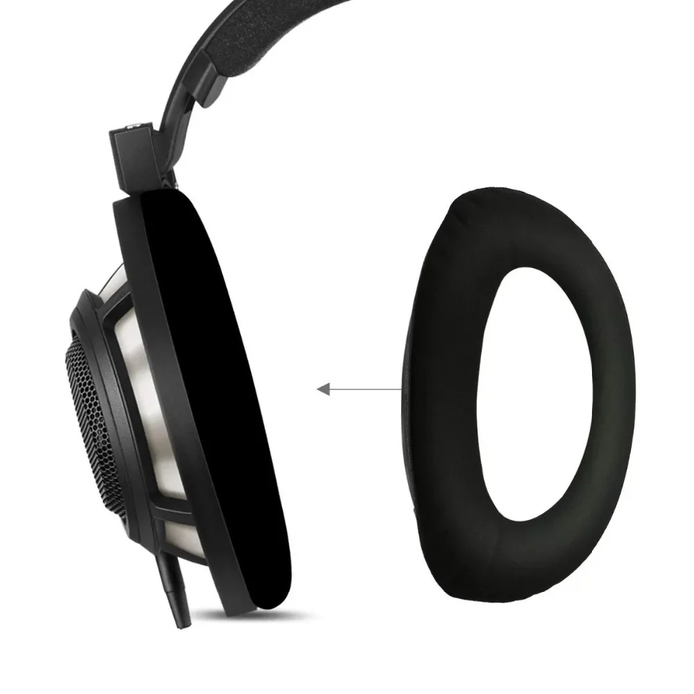 Almofada de substituição para Sennheiser HD800 Headphones, Ear Pads, Lambskin Ear Cups, Ear Cover, Repair Parts