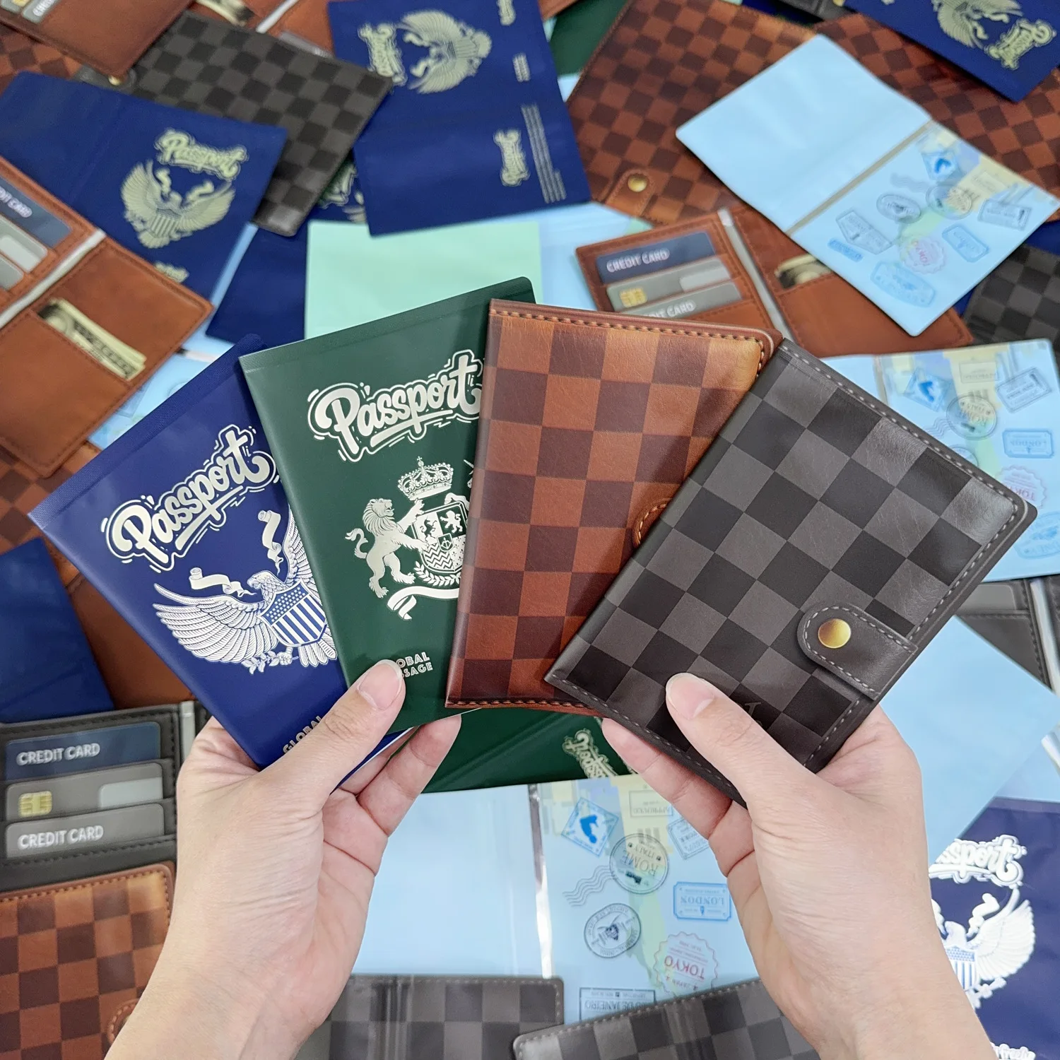 

Пакеты-футляры из майлара 3.5г с застежкой-молнией, в стиле кошелька, с печатью для визиток и карт, фольгированные, пластиковые, для хранения, 3.5