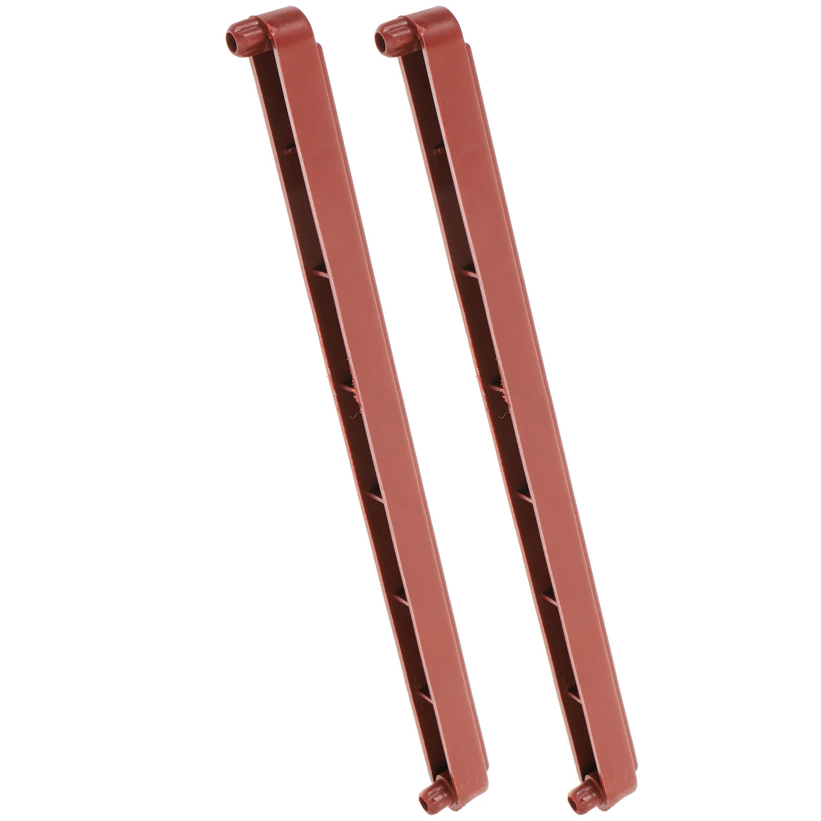 2 Pcs Plastic Drawer Rails Cabinet Slides Bottom Mount Replacement Parts Track Guide Furniture Dresser Guides