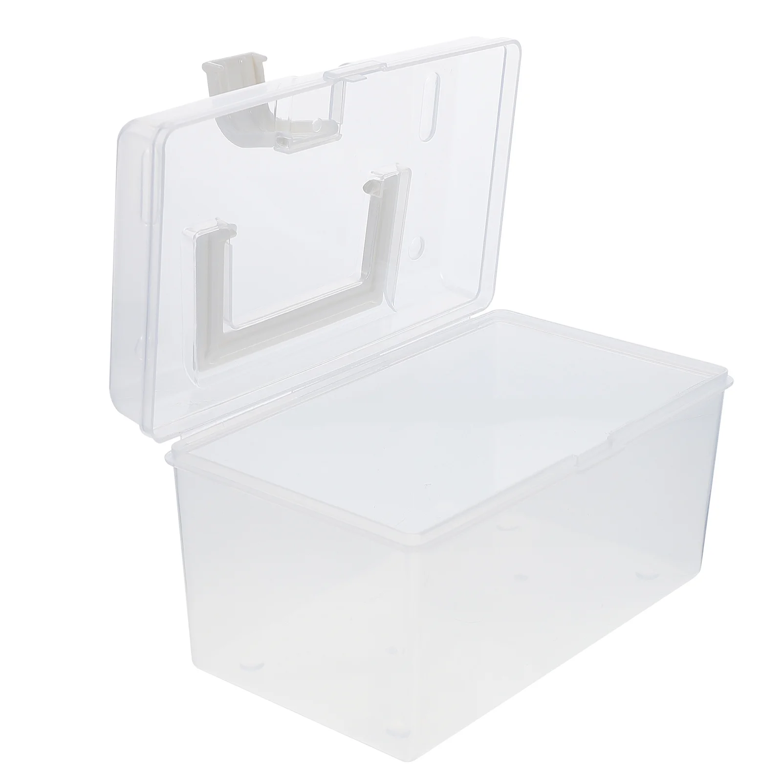 

Mask Storage Box Transparent Premium Plastic Compact Lightweight Portable Organizer For Drawer Cabinet Face Cover Carrying Case