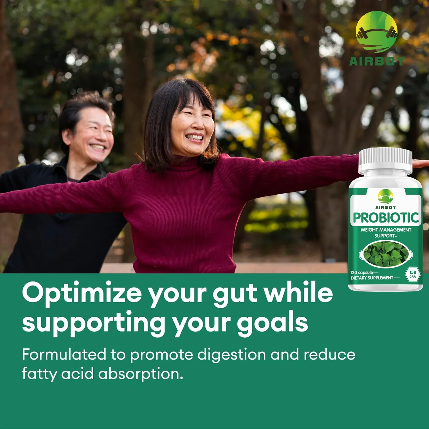 Probiotics - for Weight Management and Bloating Relief, Supporting Gut Health