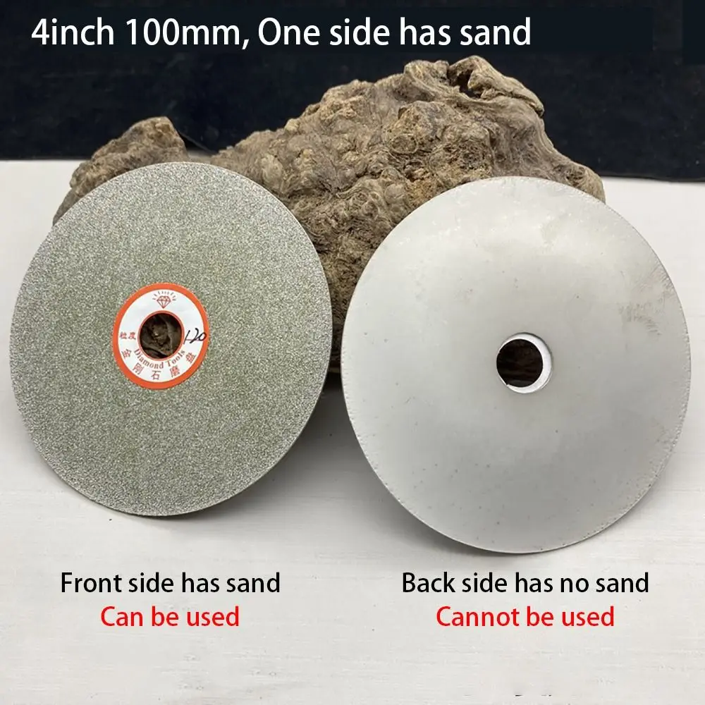 1Pcs Diamond Coated Diamond Grinding Disc 4inch 100mm Abrasive Disc Grinding Wheels Woodworking Tool 80-3000Grit