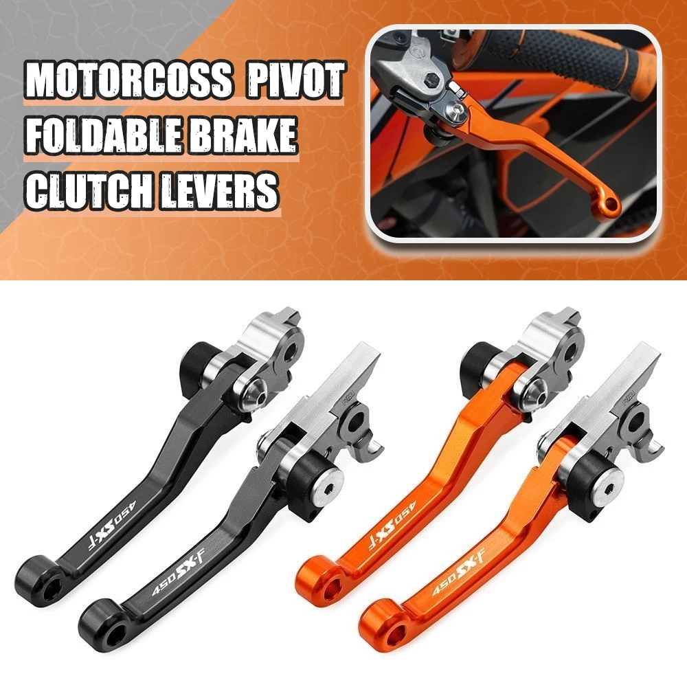 

FOR KTM 450SXF SX SXR 2003-2018 450 SXF 2019 2020 CNC Motocross Foldable Pivot Bike Brake Clutch Levers Cable Lever Handle Part