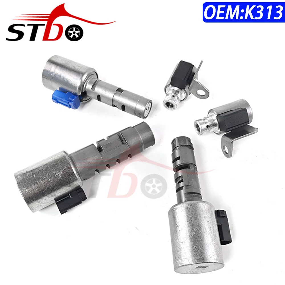 Brand New 5Pcs KA313 K313 CVT Shift Control Transmission Solenoid Valve Kit For TOYOTA Corolla 2014-ON 1.8L 2.0L