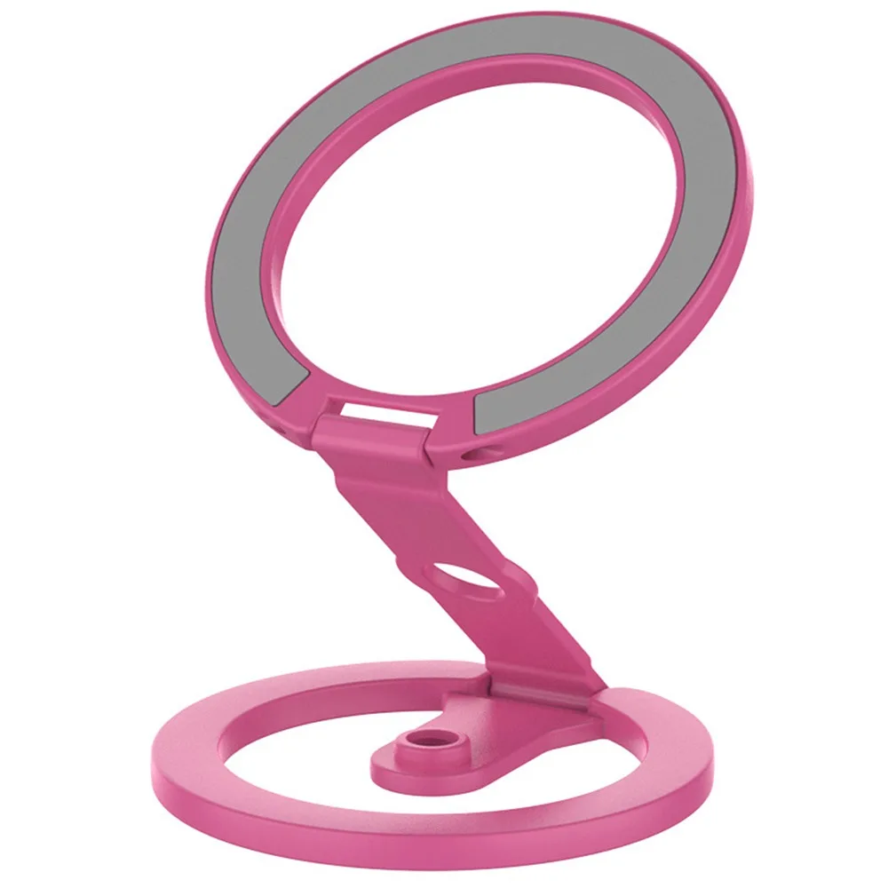 Double Sided Magnetic Phone Ring Holder Zinc Alloy Universal Phone Grip Stand With 1/4 Screw Hole Photography Bracket