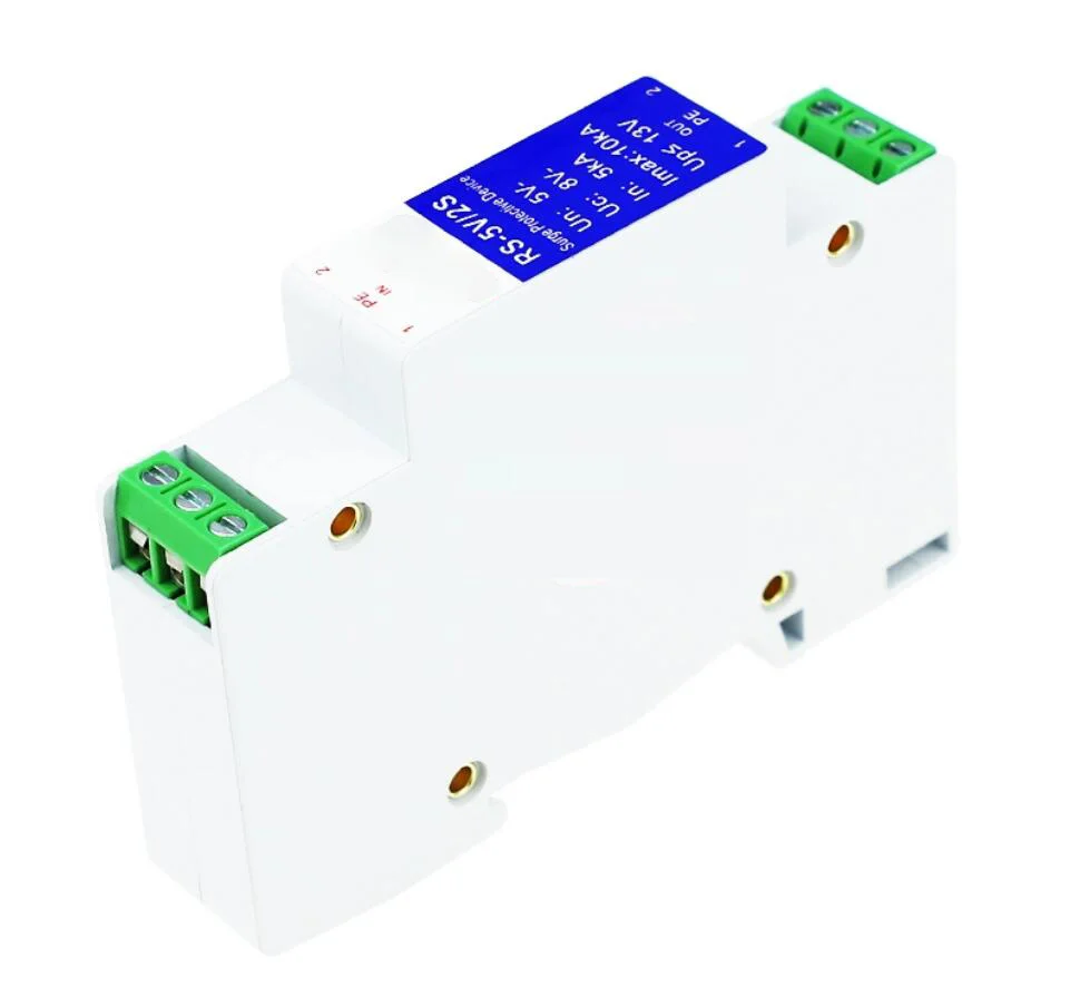 RS485 Communication Signal Surge Protector Data CAN Control Signal Lightning Arrester RS-5V/2S