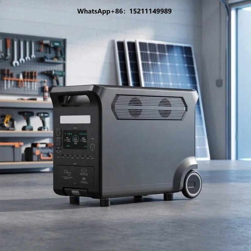 Mobile Camping Backup Portable Power Station 3840wh Lifepo4 Battery Charging & Power Bank Stations Solar Generator 3600w