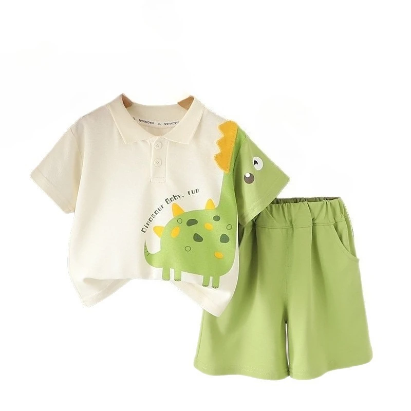 

New Summer Baby Boys Clothes Suit Children Girls Cartoon T-Shirt Shorts 2Pcs/Sets Infant Casual Sports Clothing Kids Tracksuits