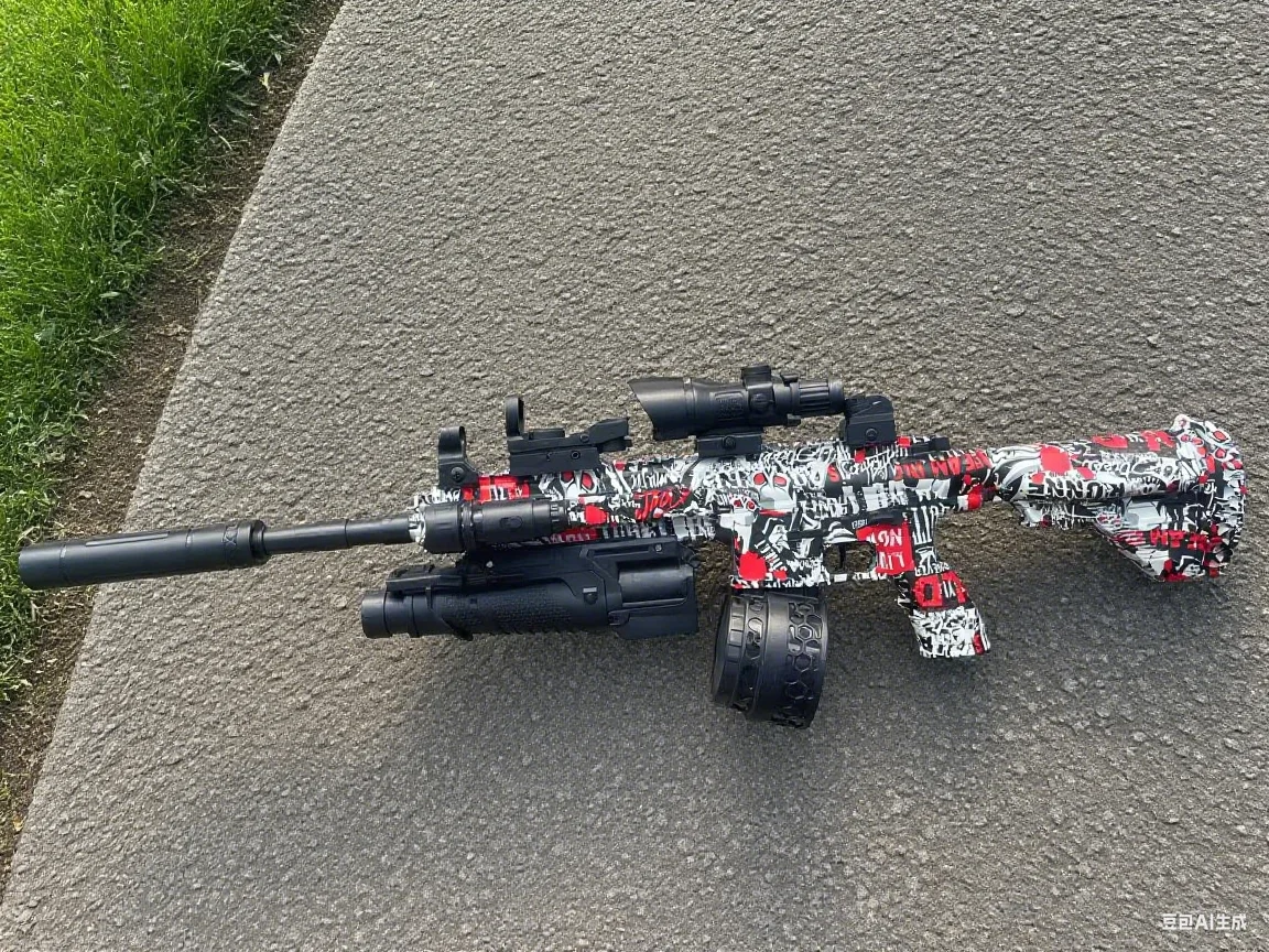 Automatische elektrische Gel-Ball-Blaster-Pistole |   Umweltfreundliches Outdoor-Schießspielzeug mit großer Reichweite für den Teamkampf |   Sichere Gel-Blaster für Erwachsene