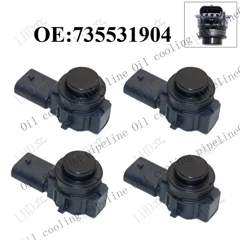 A+ 4Pcs PDC Parking Sensor Assist Reverse Aid Backup For Fiat 0263013403 735531904