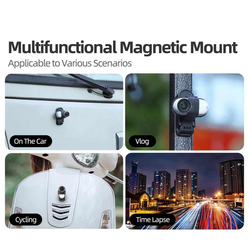 Dla Insta360 G3/Go 3S wspornik magnetyczny podstawa regulowany ręczny pionowy stojak na biurko akcesoria do Insta360 Go 3S — zdjęcie produktu 3