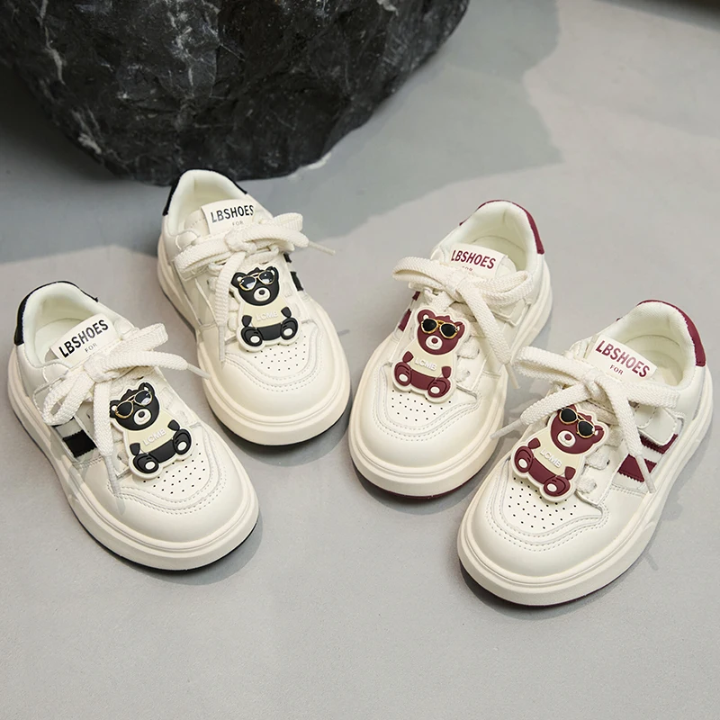 

Children's board shoes, boys' anti slip casual sports shoes, 2025 Spring and Autumn new girls' cartoon children's shoes, soft so