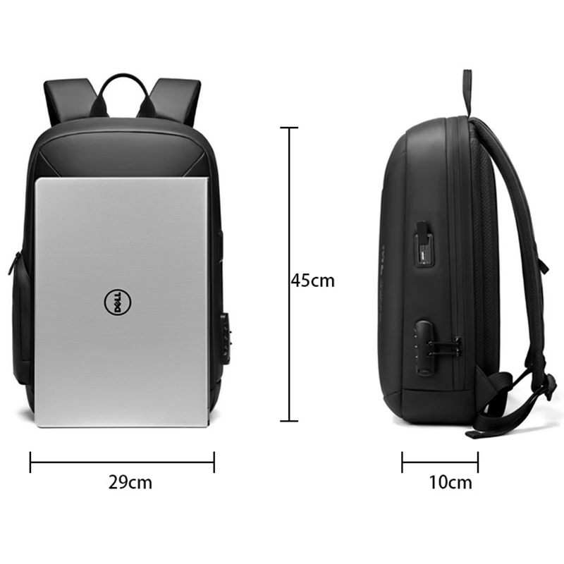 Men Anti-theft 15.6 Inch Laptop Backpacks USB Waterproof Notebook Bag Schoolbag Sports Travel School Bag Pack Backpack For Male