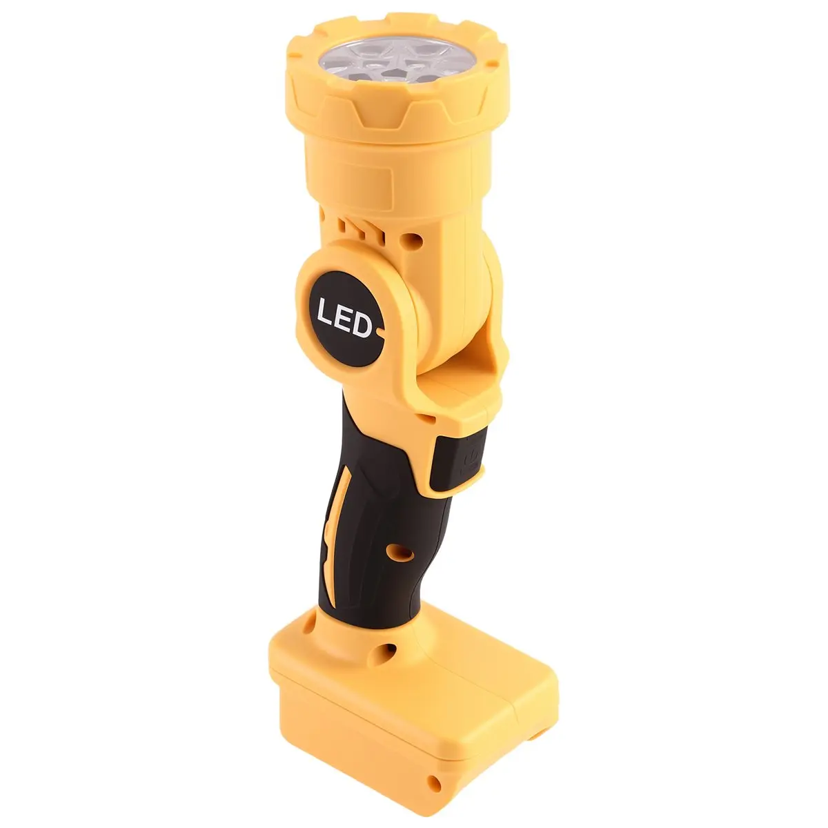 

A003 10W 500LM Cordless LED Work Light 2 Lighting Mode Portable Outdoors Flood Lighting for 20V Battery (No Battery)