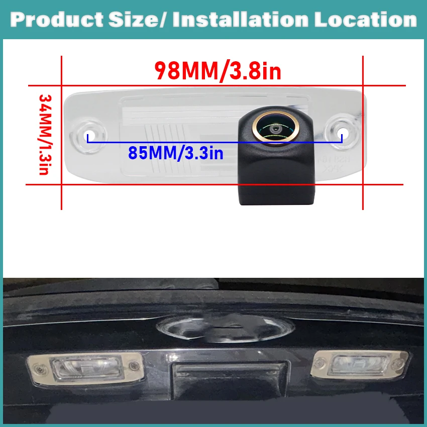 HD 1080P Fisheye Car Reverse Backup Rear View Camera For Hyundai Terracan Elantra XD Touring Avante XD HD ix55 Sonata Genesis